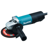 Makita Winkelschleifer | 840 W Motor, 125 mm Scheiben & Paddelschalter - 9558PBGY
