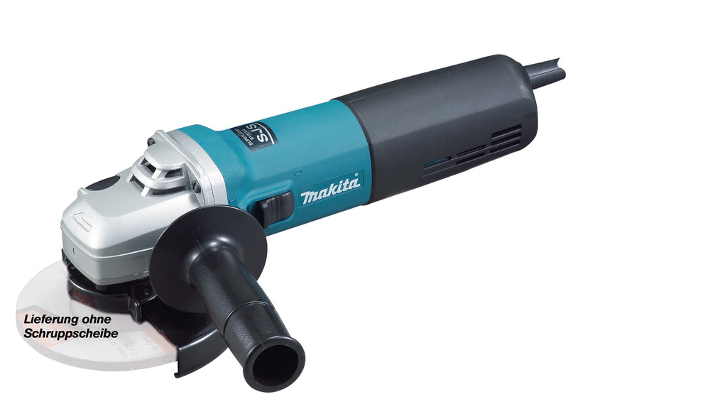 Makita Winkelschleifer | 1.100 W Motor, 125 mm Scheiben & Anti-Vibrationsgriff - 9565HRZ