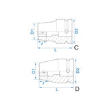 KING TONY Profi-Werkzeuge - 1-1/2" CATERPILLAR Kraftschlüssel, Zoll, (38.1 mm) - 1-1/8 95A536S