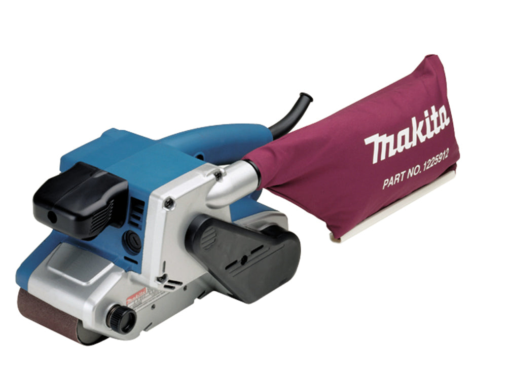 Makita Bandschleifer 76 mm – 1.010 W Motor, 440 m/min, Tischbetrieb möglich - 9902