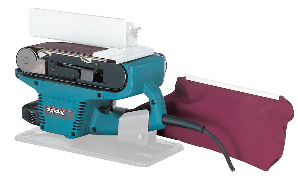 Makita Bandschleifer 76 mm – 1.010 W Motor, 440 m/min, Tischbetrieb möglich - 9902J