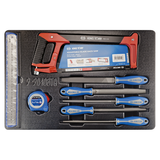 KING TONY Profi-Werkzeuge - Werkzeugmodul-Set - 8  tlg. 990408TQ