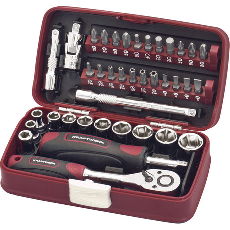Kraftwerk PRO LINE 38-t. Steckschlüsselsatz 1/4"