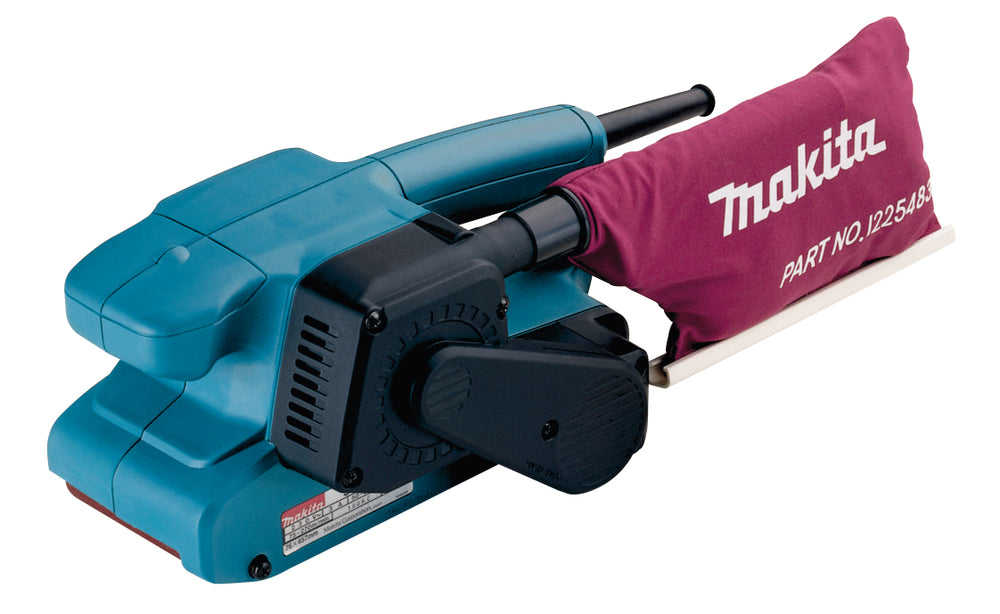 Makita Bandschleifer 76 mm – 650 W Motor, 270 m/min, leiser Betrieb - 9910J