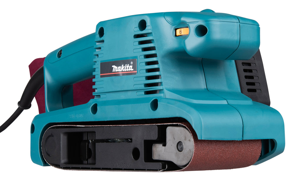 Makita Bandschleifer 76 mm – 650 W Motor, variable Geschwindigkeit, leiser Betrieb - 9911J