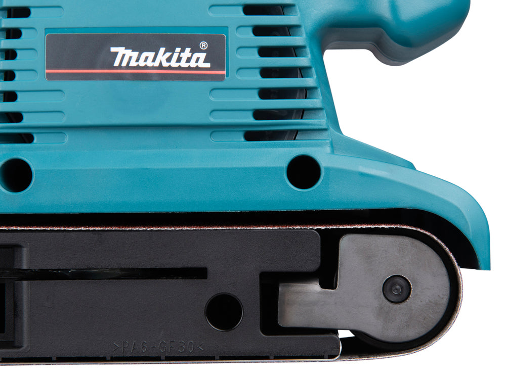 Makita Bandschleifer 76 mm – 650 W Motor, variable Geschwindigkeit, leiser Betrieb - 9911J