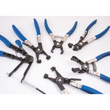 KING TONY Profi-Werkzeuge - Schlauchklemmenzangen und Schraubendreherset - 11 tlg. 99AA01E