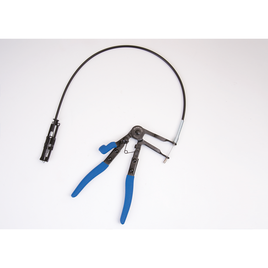 KING TONY Profi-Werkzeuge - Gebogene Schlauchklemmenzange - 225 mm 9AA31