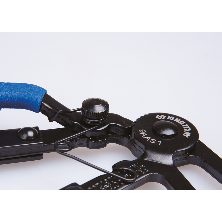 KING TONY Profi-Werkzeuge - Gebogene Schlauchklemmenzange - 225 mm 9AA31