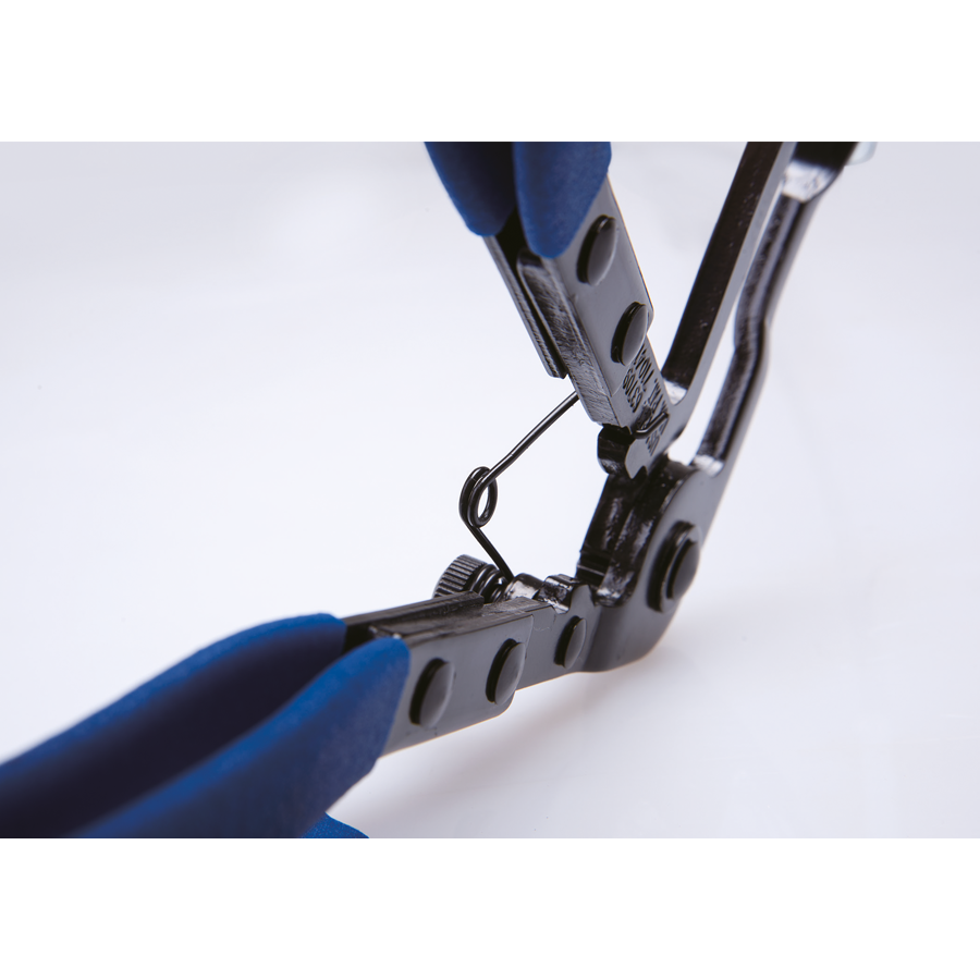 KING TONY Profi-Werkzeuge - Gebogene Schlauchklemmenzange - 225 mm 9AA31