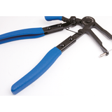 KING TONY Profi-Werkzeuge - Gebogene Schlauchklemmenzange - 225 mm 9AA31