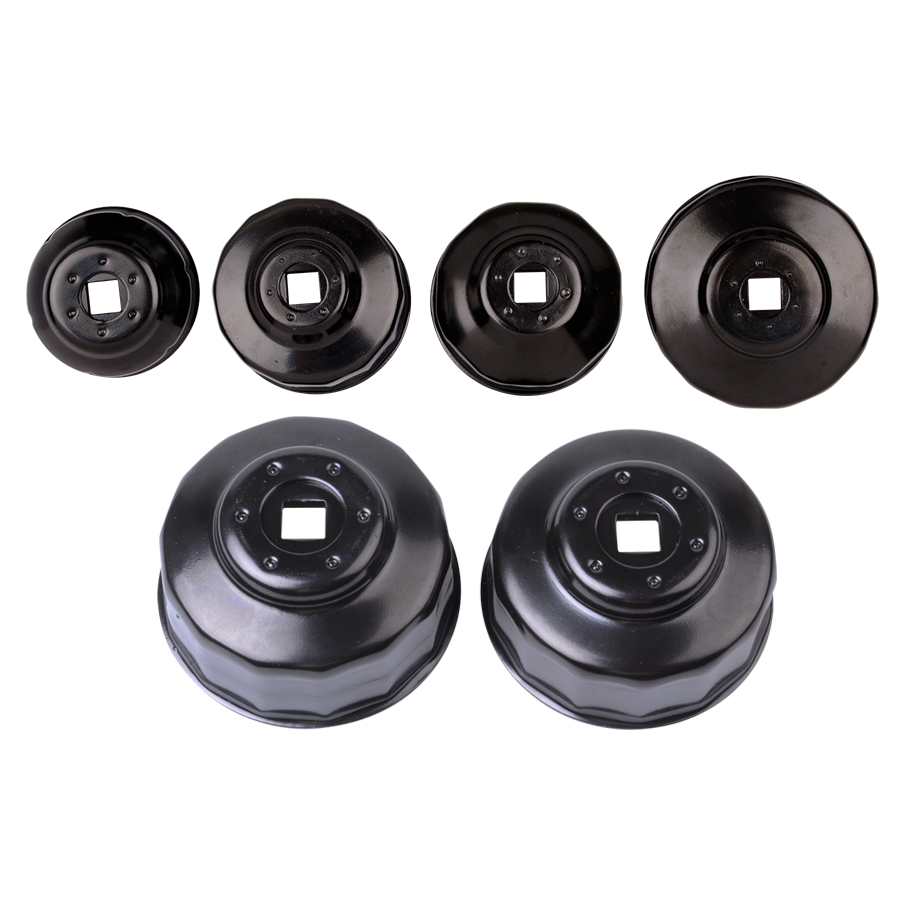 KING TONY Profi-Werkzeuge - 3/8" Ölfilterschlüssel, 15-Kant - 74 + 76 mm 9AE27476