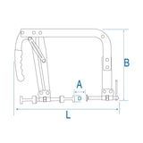 KING TONY Profi-Werkzeuge - Ventilfederkompressor 9AH025