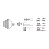 KING TONY Profi-Werkzeuge - Universal-Kupplungszentrierwerkzeug-Set 9AK11
