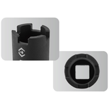 KING TONY Profi-Werkzeuge - 1/2" Steckschlüssel für Diesel-Einspritzventil - Man & Benz 9AN43