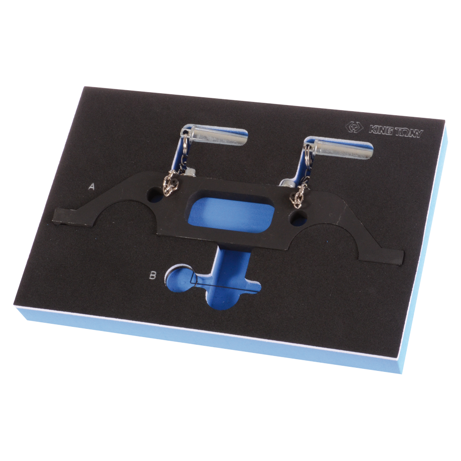 KING TONY Profi-Werkzeuge - Steuerzeiten-Einstellset für Benzinmotoren FIAT VAUXHALL / OPEL 9AT1002