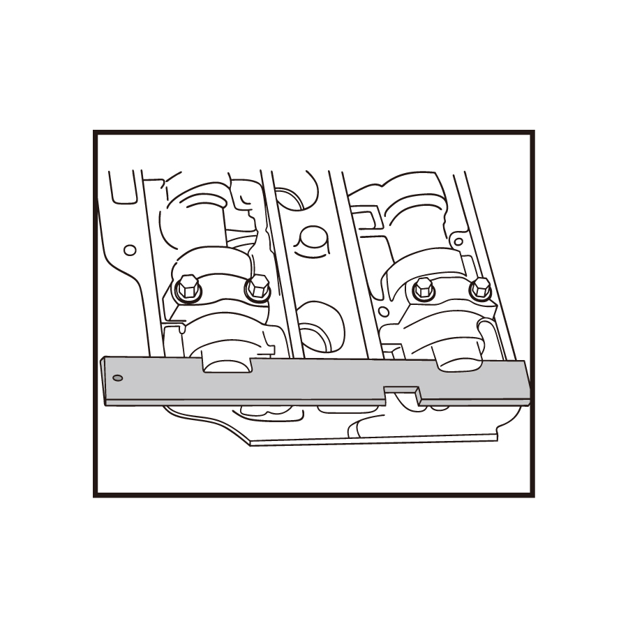 KING TONY Profi-Werkzeuge - Steuerzeiten-Einstellset für Benzinmotoren SUZUKI VAUXHALL / OPEL 9AT1004