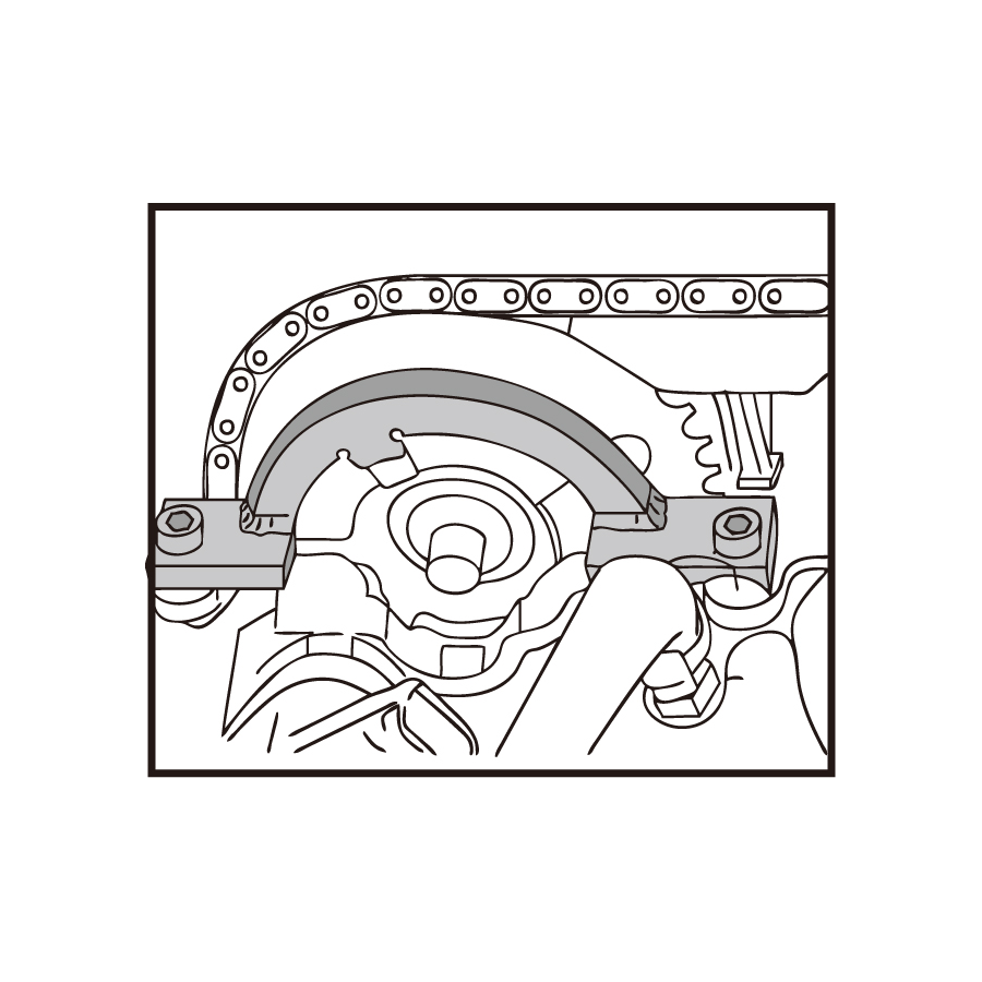 KING TONY Profi-Werkzeuge - Steuerzeiten-Einstellset für Benzinmotoren SUZUKI VAUXHALL / OPEL 9AT1004