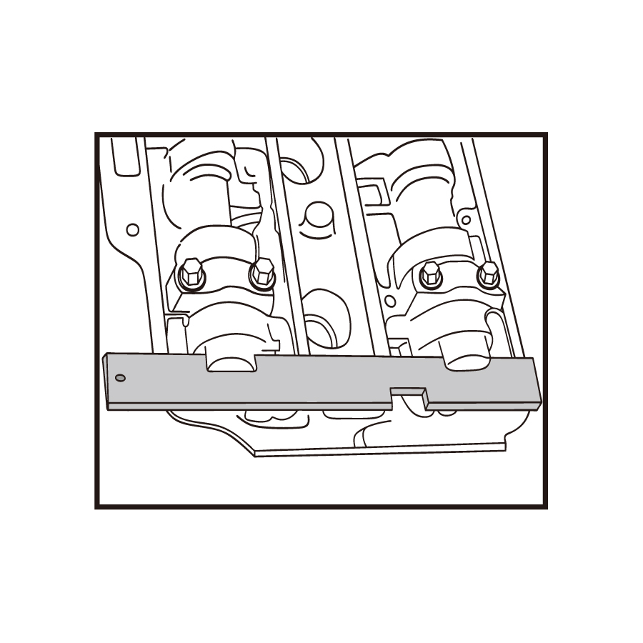 KING TONY Profi-Werkzeuge - Steuerzeiten-Einstellset für Benzinmotoren VOLVO MAZDA FORD 9AT1005