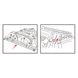 KING TONY Profi-Werkzeuge - Steuerzeiten-Einstell-Set für BMW Doppel-VANOS-Benzinmotoren 9AT1009