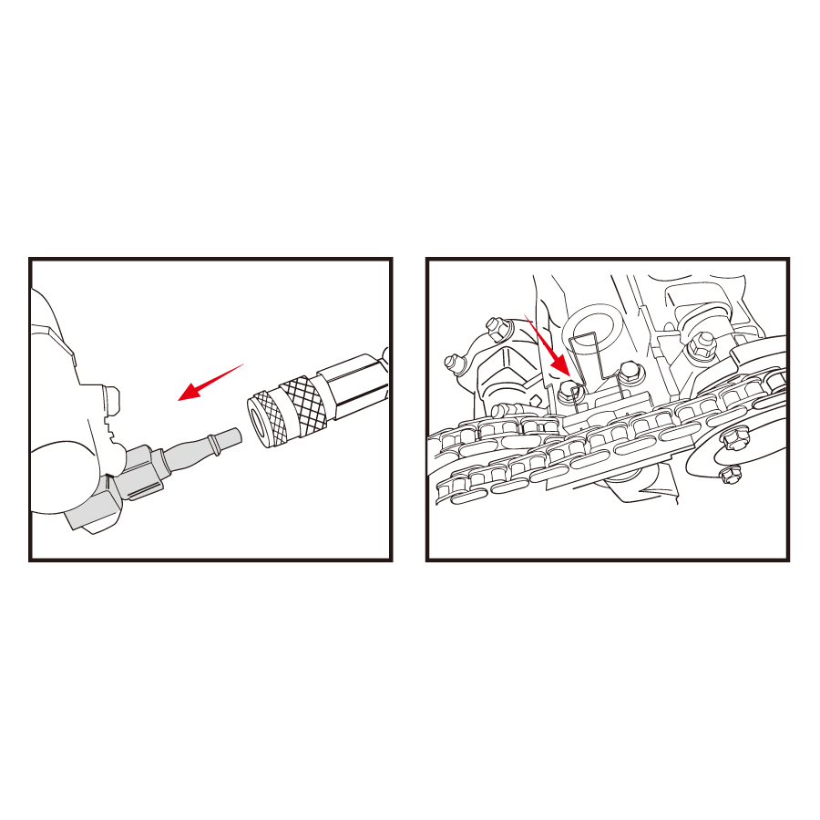 KING TONY Profi-Werkzeuge - Steuerzeiten-Einstell-Set für BMW Doppel-VANOS-Benzinmotoren 9AT1009
