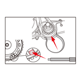 KING TONY Profi-Werkzeuge - Motoreinstell - Werkzeug für Benzinmotoren PSA 9AT1021E
