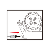 KING TONY Profi-Werkzeuge - Steuerzeiten-Einstell-Set für Benzinmotoren BMW 9AT1106