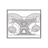 KING TONY Profi-Werkzeuge - Steuerzeiten-Einstell-Set für Bezin- und Dieselmotoren mit Doppel-Noc 9AT1406E