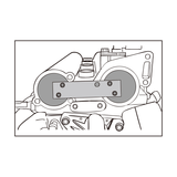 KING TONY Profi-Werkzeuge - Benzinmotor-Timing-Set VOLKSWAGEN GRUPPE 9AT1506E