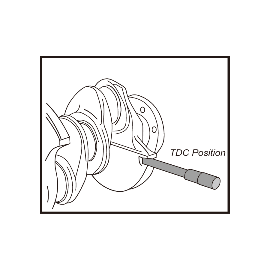 KING TONY Profi-Werkzeuge - Zahnriemen-Arretiersatz für Benzinmotoren 2.0 16v IDE-F5R RENAULT 9AT1A03