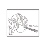 KING TONY Profi-Werkzeuge - Zahnriemen-Arretiersatz für Benzinmotoren 2.0 16v IDE-F5R RENAULT 9AT1A03