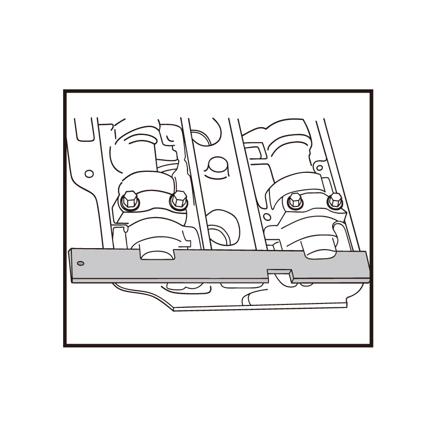 KING TONY Profi-Werkzeuge - Steuerzeiten-Einstellset für Dieselmotoren SUZUKI VAUXHALL / OPEL 9AT2004