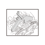 KING TONY Profi-Werkzeuge - Steuerzeiten-Einstellset, Diesel, BMW/VAUXHALL/OPEL/LAND ROVER/ROVER 9AT2007