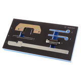 KING TONY Profi-Werkzeuge - Steuerzeiten-Einstell-Set, Diesel BMW/MINI/LAND ROVER/VAUXHALL/OPEL 9AT2106