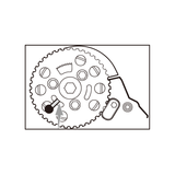 KING TONY Profi-Werkzeuge - Steuerzeiten-Einstellset für Dieselmotoren AUDI-VW-SEAT-SKODA-FORD 9AT2C01