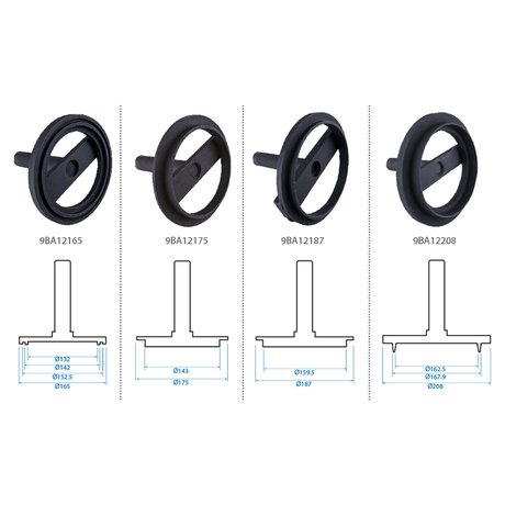 KING TONY Profi-Werkzeuge - Eindrückwerkzeug für ap-achsen 187mm 9BA12187
