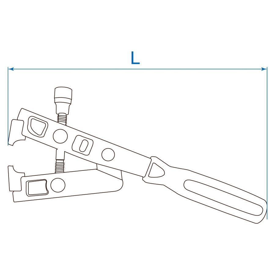 KING TONY Profi-Werkzeuge - Klemmschellenzange 9BB13