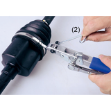 KING TONY Profi-Werkzeuge - Klemmzange mit Ohrniederhalter 9BB31