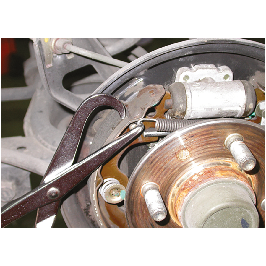 KING TONY Profi-Werkzeuge - Bremsfederzange für Trommelbremsen - 215 mm 9BC121