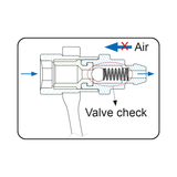 KING TONY Profi-Werkzeuge - Schlüsselsatz für Bremsenentlüftung, 6-teilig 9BC5001MR