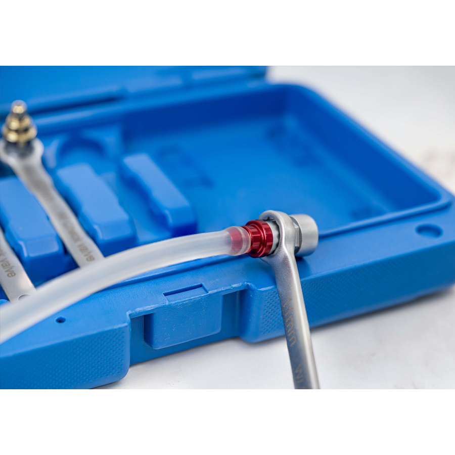 KING TONY Profi-Werkzeuge - Schlüsselsatz für Bremsenentlüftung, 6-teilig 9BC5001MR