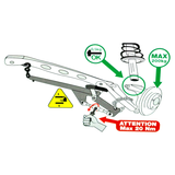 KING TONY Profi-Werkzeuge - Universal-Achshebel mit Kette 9BH1000