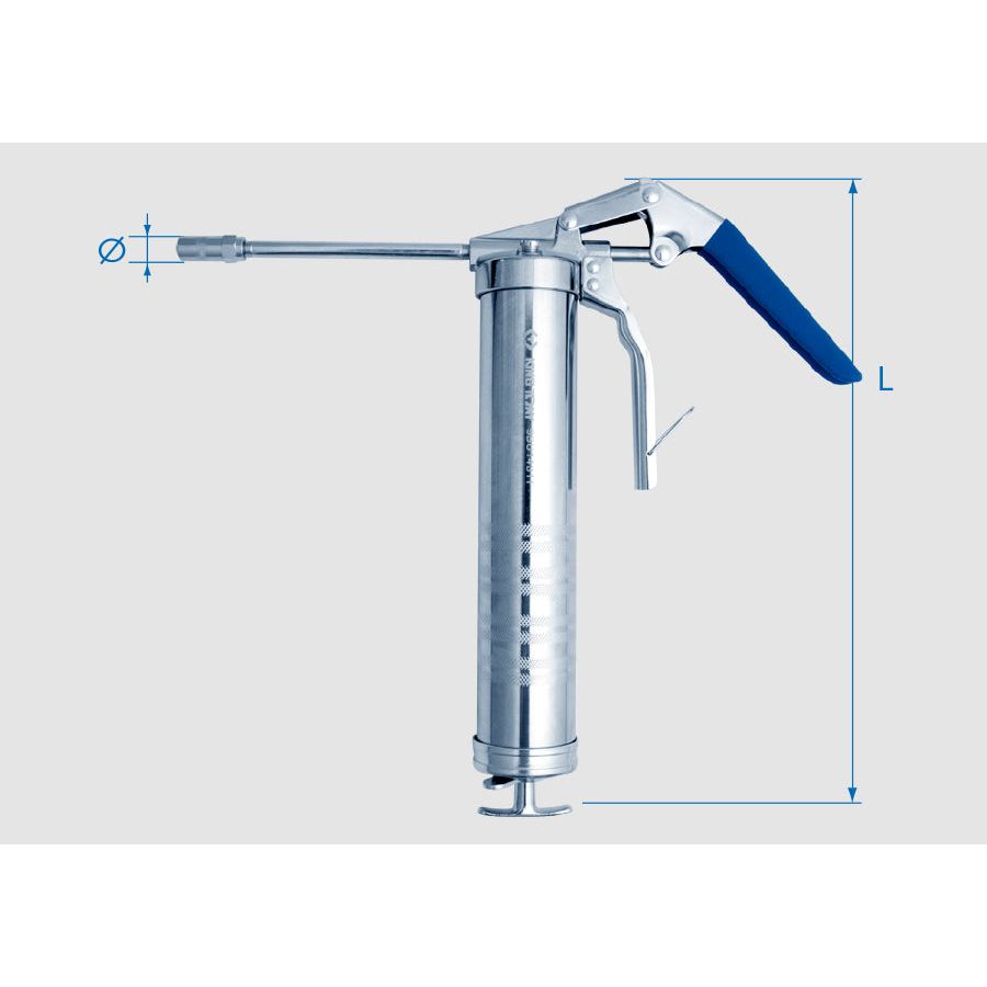 KING TONY Profi-Werkzeuge - Fettpresse mit Griff 400cc 9BU1432T