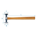 KING TONY Profi-Werkzeuge - Karrosseriehammer 9CF110