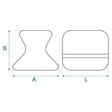 KING TONY Profi-Werkzeuge - Fäustel Stoßform 9CF210
