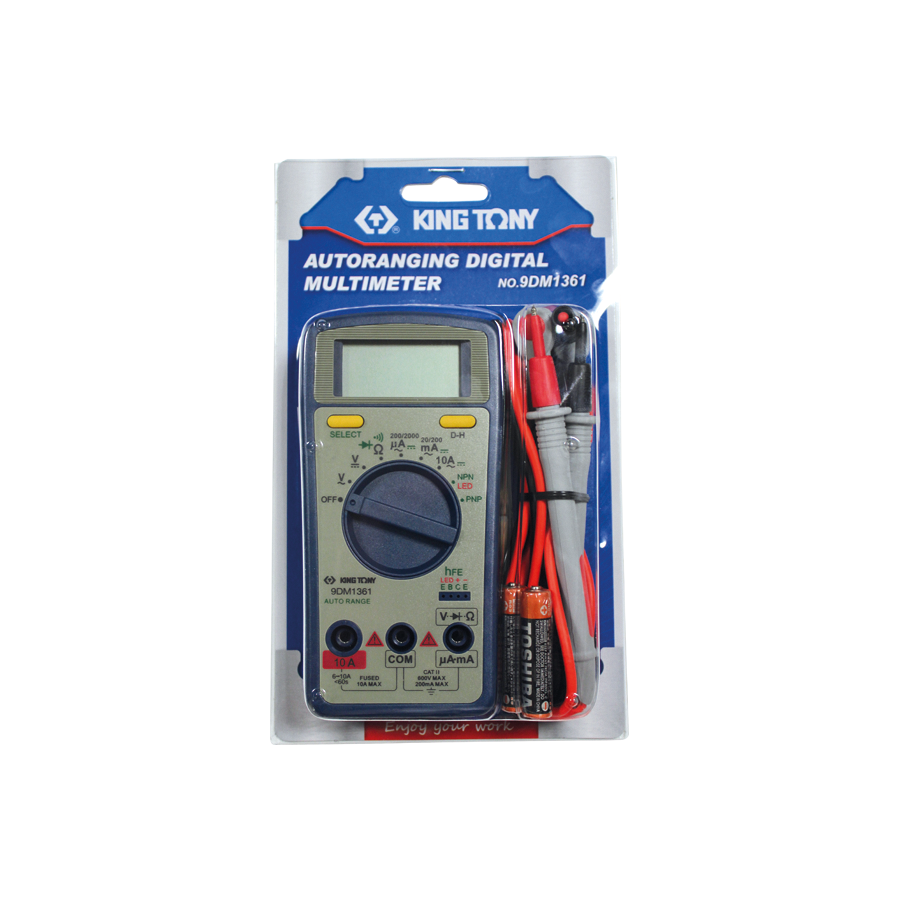 KING TONY Profi-Werkzeuge - Digital-Multimeter 9DM1361