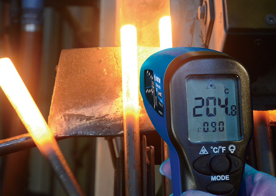 KING TONY Profi-Werkzeuge - Infrarot-Digitalthermometer - Betriebstemperatur -30°C - 550°C 9DN12