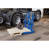KING TONY Profi-Werkzeuge - Hydraulisches Radmontagegerät, Transporter, LKWs und Busse - 500kg 9HYCM5