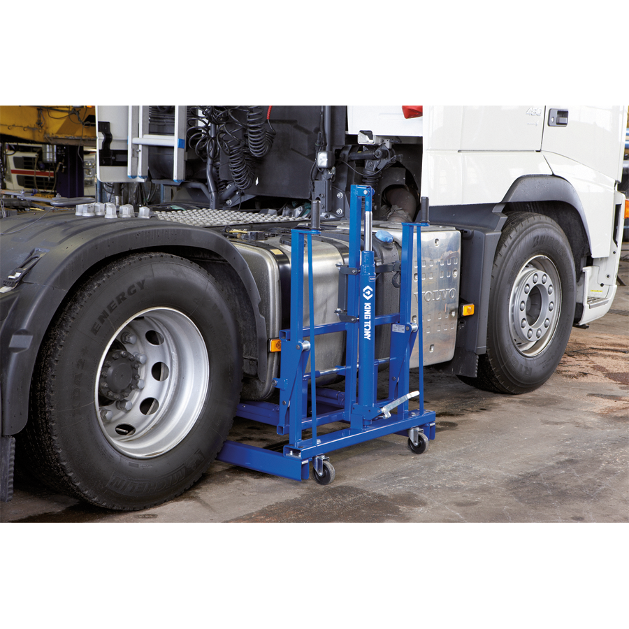 KING TONY Profi-Werkzeuge - Hydraulisches Radmontagegerät, Transporter, LKWs und Busse - 500kg 9HYCM5