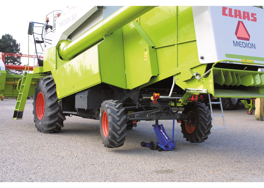 KING TONY Profi-Werkzeuge - Wagenheber für LKWs, Landmaschinen und Baumaschinen - 10T 9HYCR10